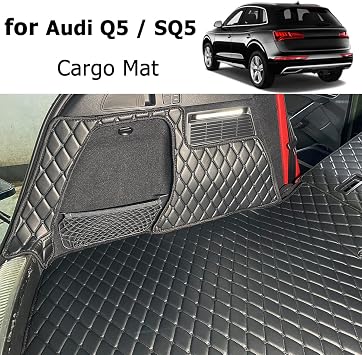 Boot Liner for 2017-2025 Audi Q5 Boot Mats | (and Rear Left and Right Side Panels) Dog Friendly