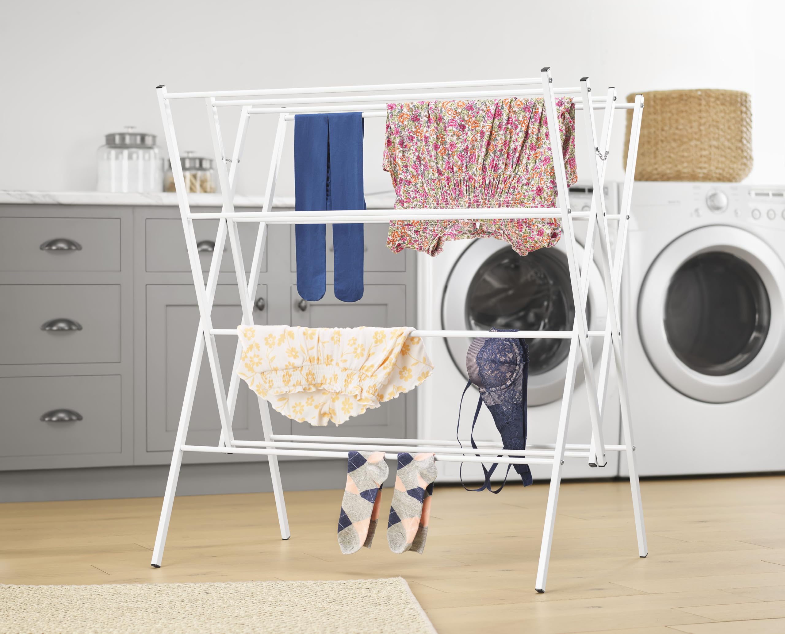 Whitmor Oversized Drying Rack - White