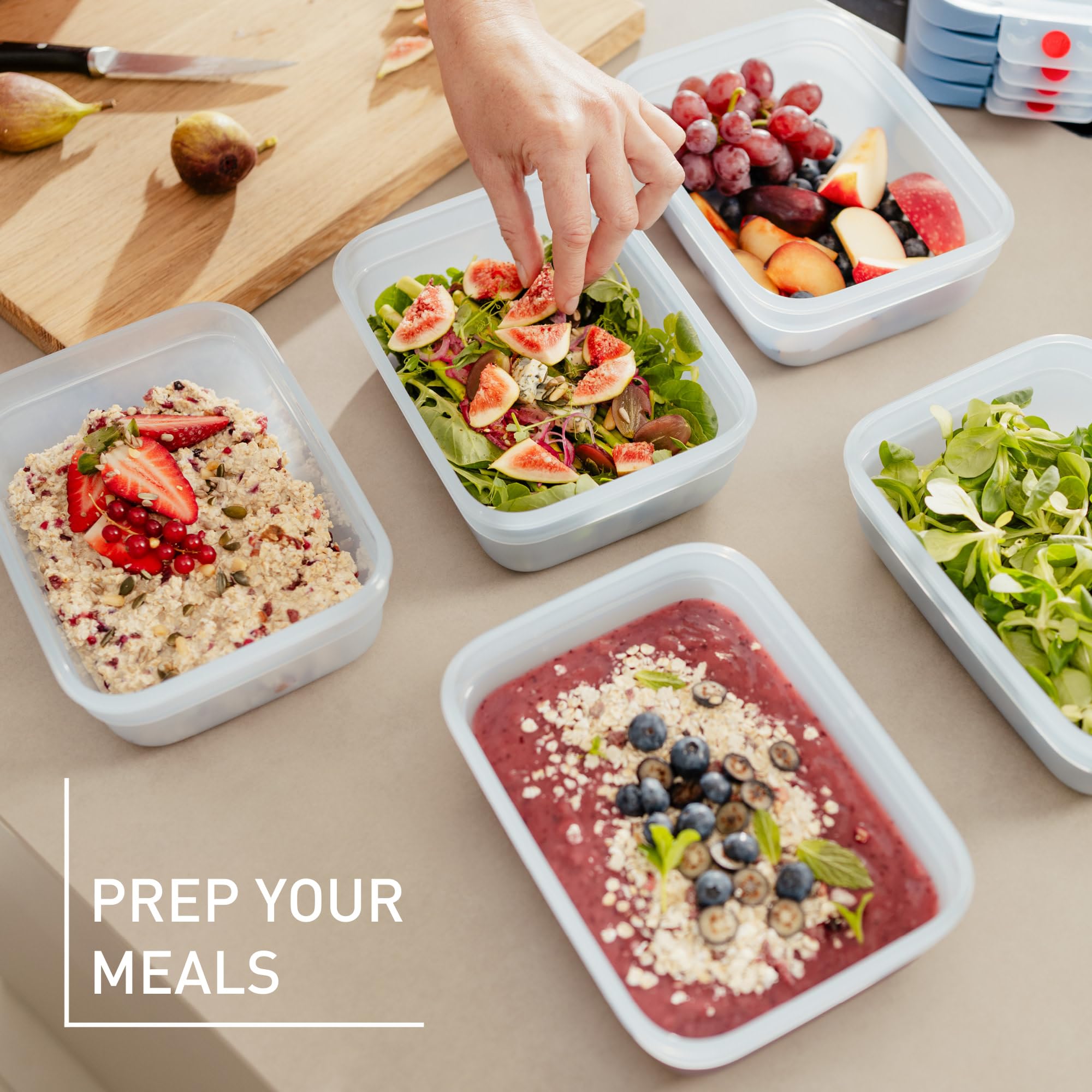 Image secondaire de Lot de 5 Boîtes de Conservation OneClick Emsa - Hermétiques et Pratiques