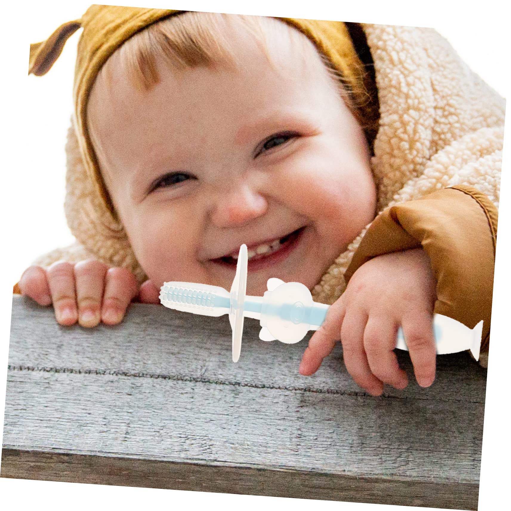 Healvian 4 Set Di Spazzolini Da Per Bambini in Per L'apprendimento Dei Bambini Con Mesi 4 Pezzi*4