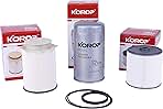 6.7 Cummins Fuel Filter Water Separator and Oil Filter Kit, Replaces# 68436631AA 68157291AA 5083285AA Fits for 2019-2024 Dodge Ram 2500 3500 4500 5500 6.7L Cummins Turbo Diesel Engines