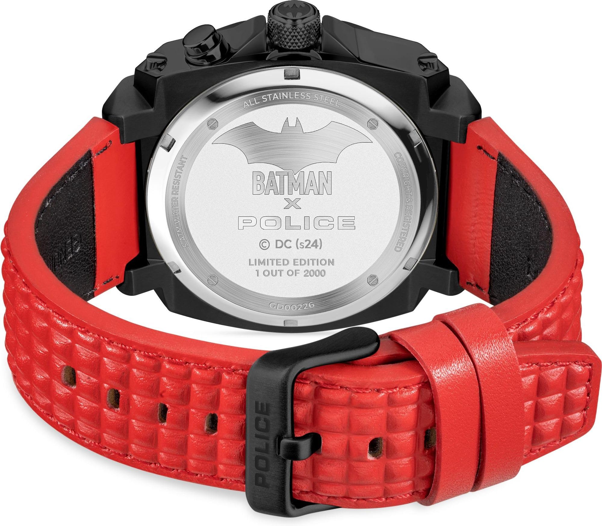 Police Reloj analógico de Cuarzo para Hombre con Correa de Piel PEWGD0022604