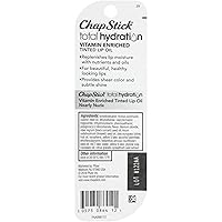 Vista 8 de ChapStick Total Hydration Aceite Labial con Vitaminas Enriquecido con Tinta (Casi Desnudo, 1 Tubo), Vitamina C, Vitamina E, Contiene Omega 3 6 9