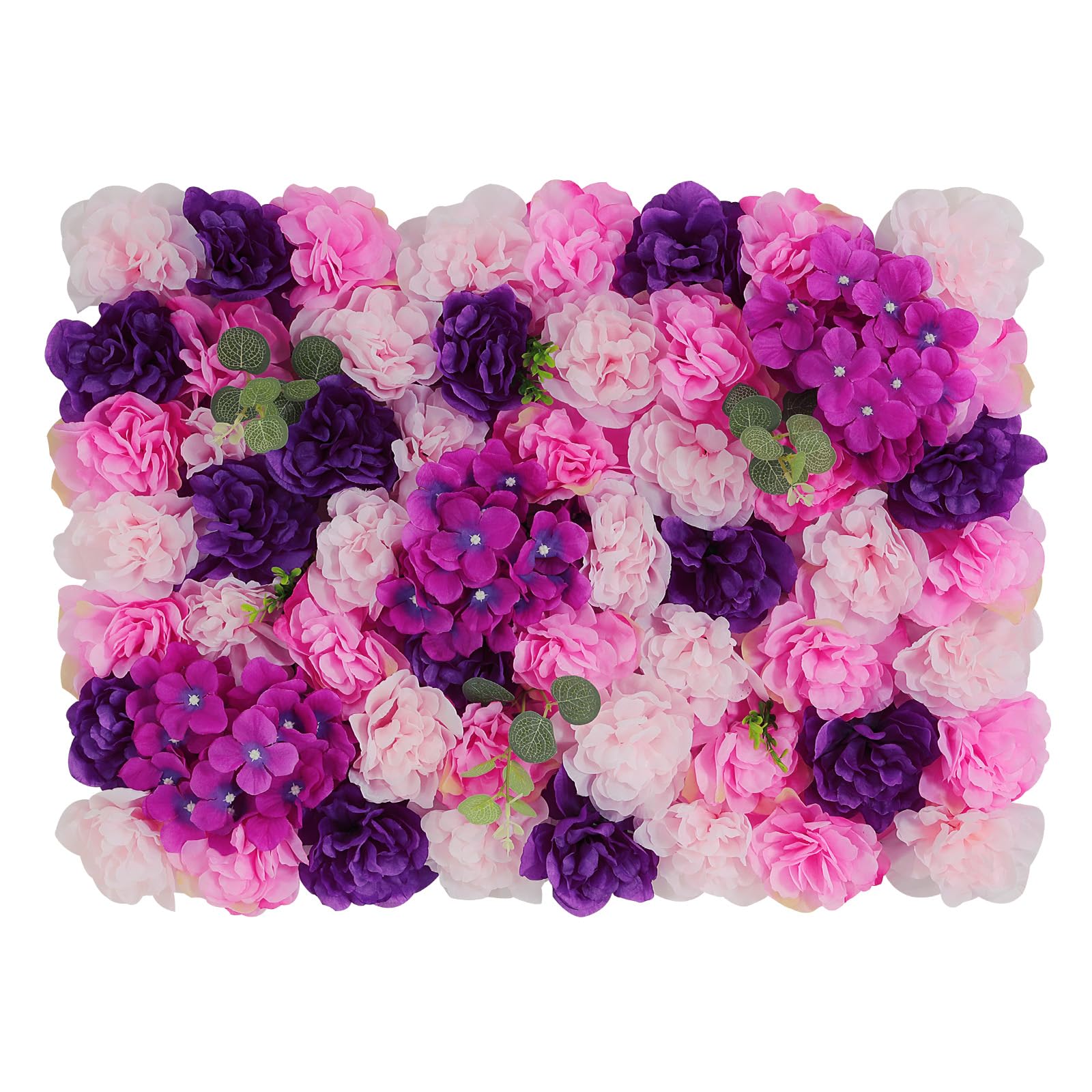 Decorazione da parete con fiori artificiali
