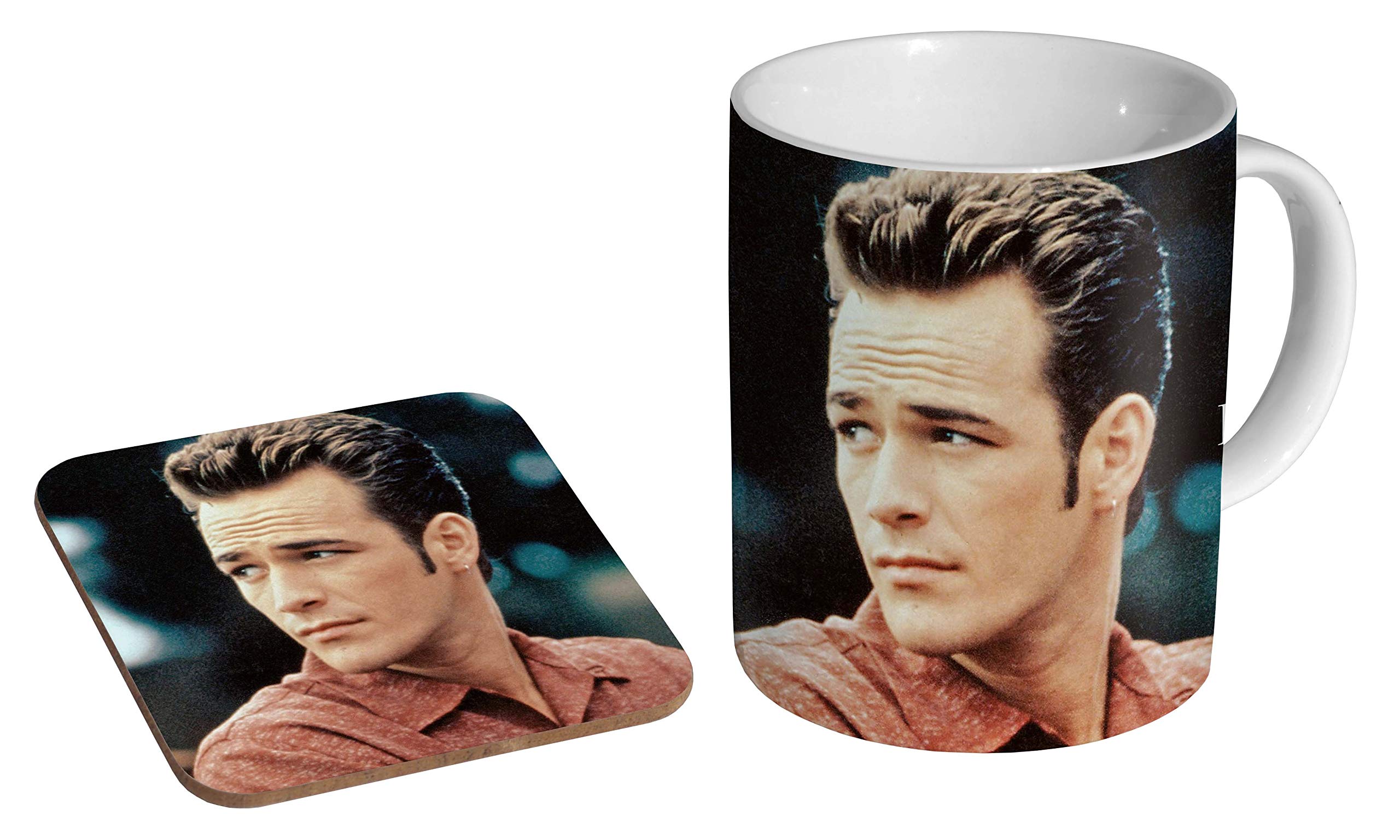 Luke Perry 90210 Beverly Hills Ceramic Coffee Mug with Coaster :  Amazon.com.be: Home & Kitchen