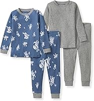 Vista 14 de Burt's Bees Baby Conjunto de Pijama de 2 Piezas para Niños con Camiseta de Manga Larga y Pantalones de Algodón Orgánico