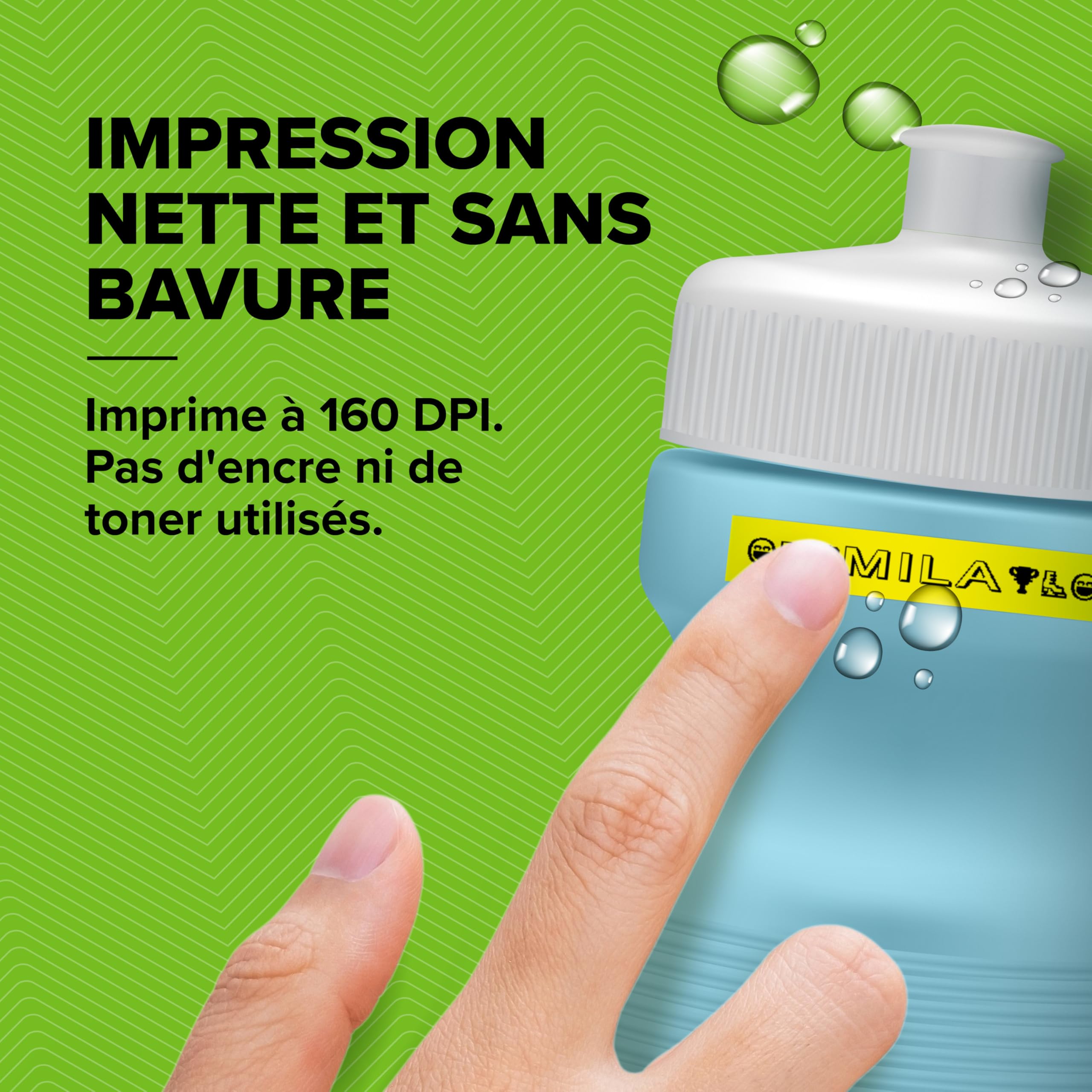 DYMO LetraTag 200B étiqueteuse Bluetooth | Imprimante d'étiquettes compacte | Se connecte à iOS et Android à l'aide de la technologie Bluetooth sans fil | Inclut 1 ruban en papier blanc