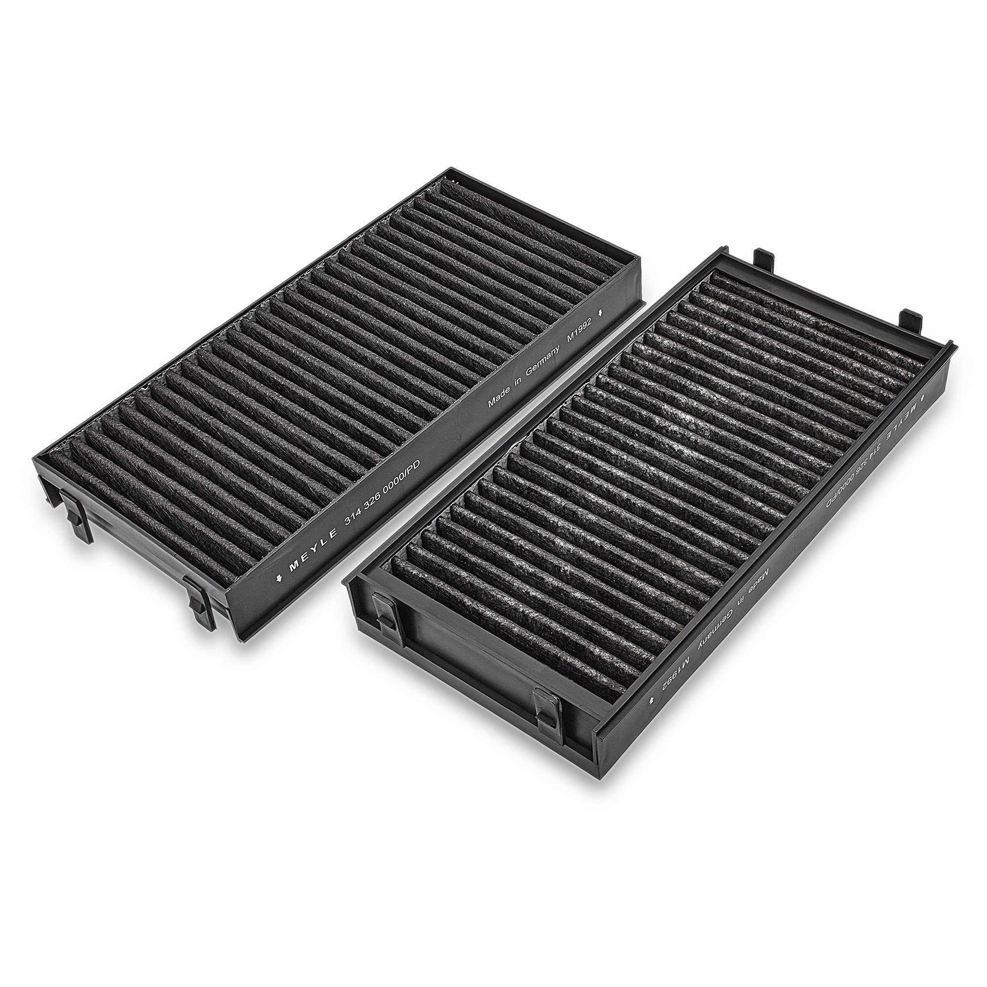 MEYLE Filtro abitacolo 314 326 0000/PD Filtro al carbone attivo Cartuccia filtro per esigenze particolari con effetto antibatterico Filtro per polveri fini (PM 2.5) con effetto antiallergico con
