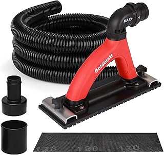 Goldblatt Dust Free Hand Sander, Dustless Drywall Vacuum...