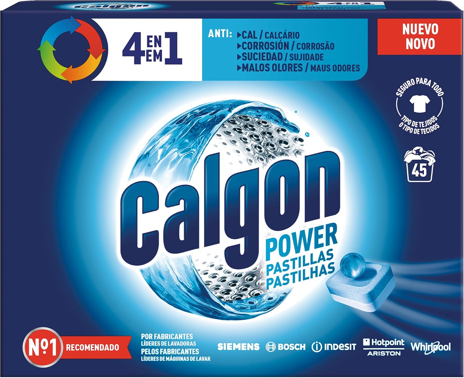 Calgon Powerball antical para lavadora