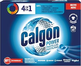 Calgon Powerball Tablets - Anti-Limescale for Washing Machine, Removes Odors and Dirt - 45 | Eliminates odors, removes dirt