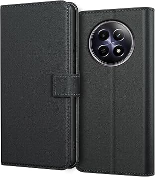 Case for Realme 12 5G / Realme 13 5G / Realme C65 5G Wallet Case with Stand Function Folio Wallet Type Protective Case with Card Slots PU Leather Cover
