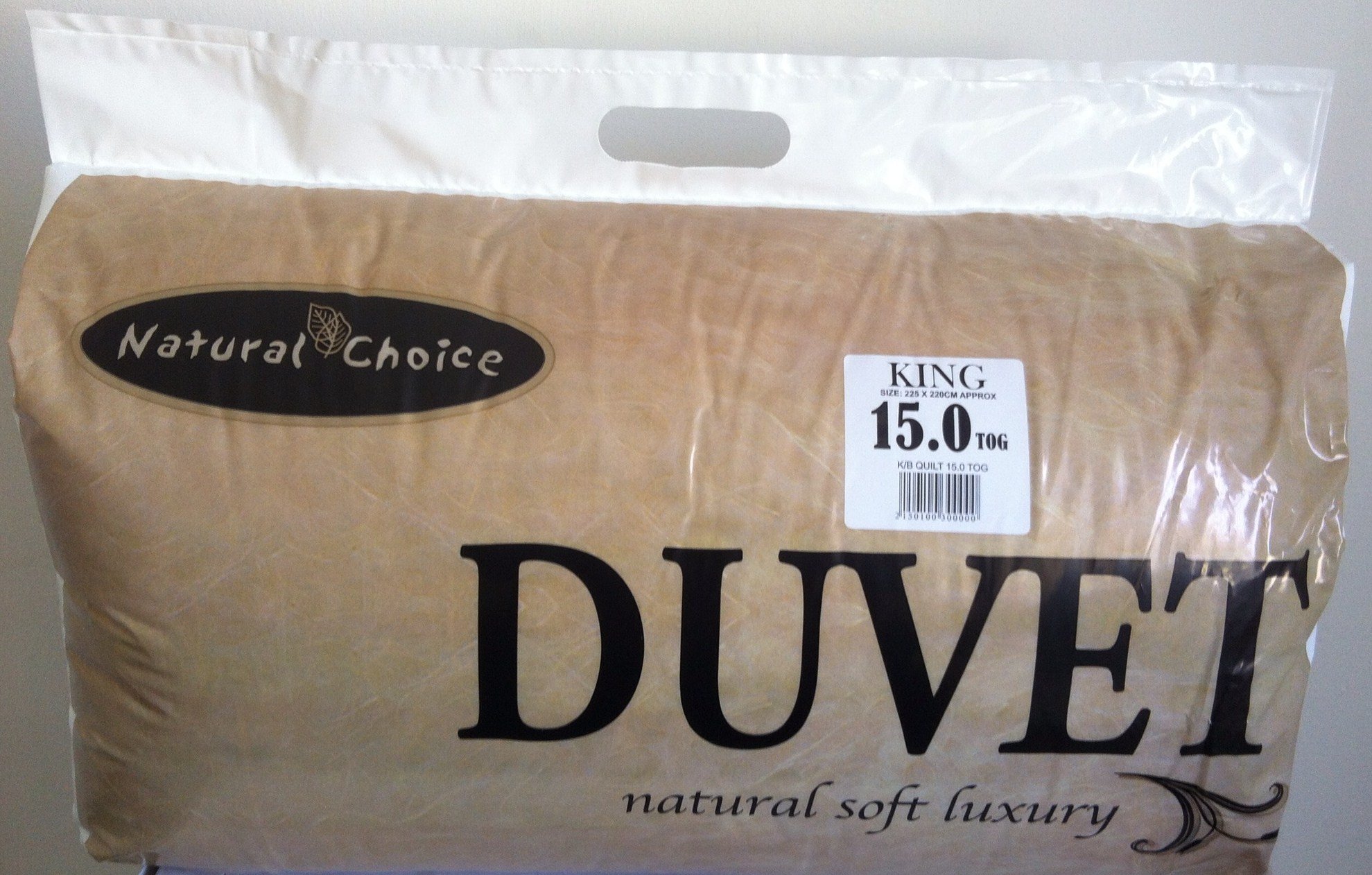 HOME IS HEAVEN 15 Tog Corovin Hollowfibre Quilt Duvet, Double