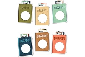 Adventure Awaits Bulletin Board Cutouts: Passport to Travel Theme Education