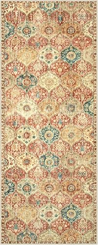 Vista 125 de Lahome - Alfombra de marroquí tejida, alfombra para cocina, pasillo, antideslizante, pasillo para entrada, pasillo de lavadero, dormitorio, 274 x