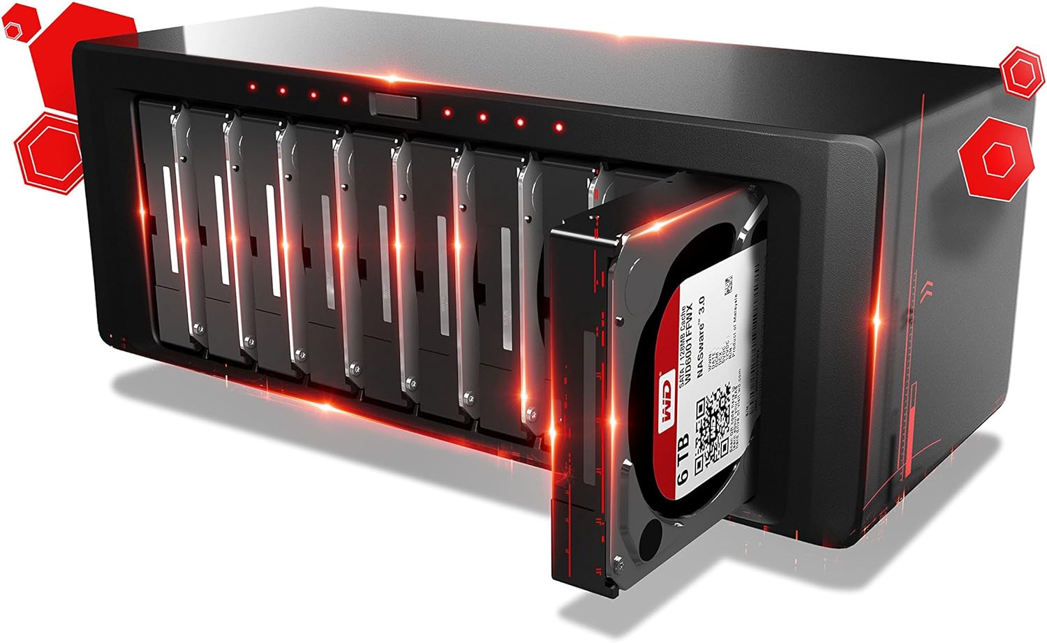WD Red Pro 4TB NAS Hard Disk Drive - 7200 RPM SATA 6 Gb/s 64MB Cache 3.5 Inch - WD4001FFSX