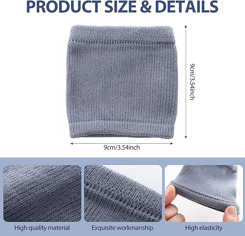 Miniatura 3 de Haysandy 8 pares de fundas de zapatos de baile sobre zapatos de calcetines para mujeres bailarinas