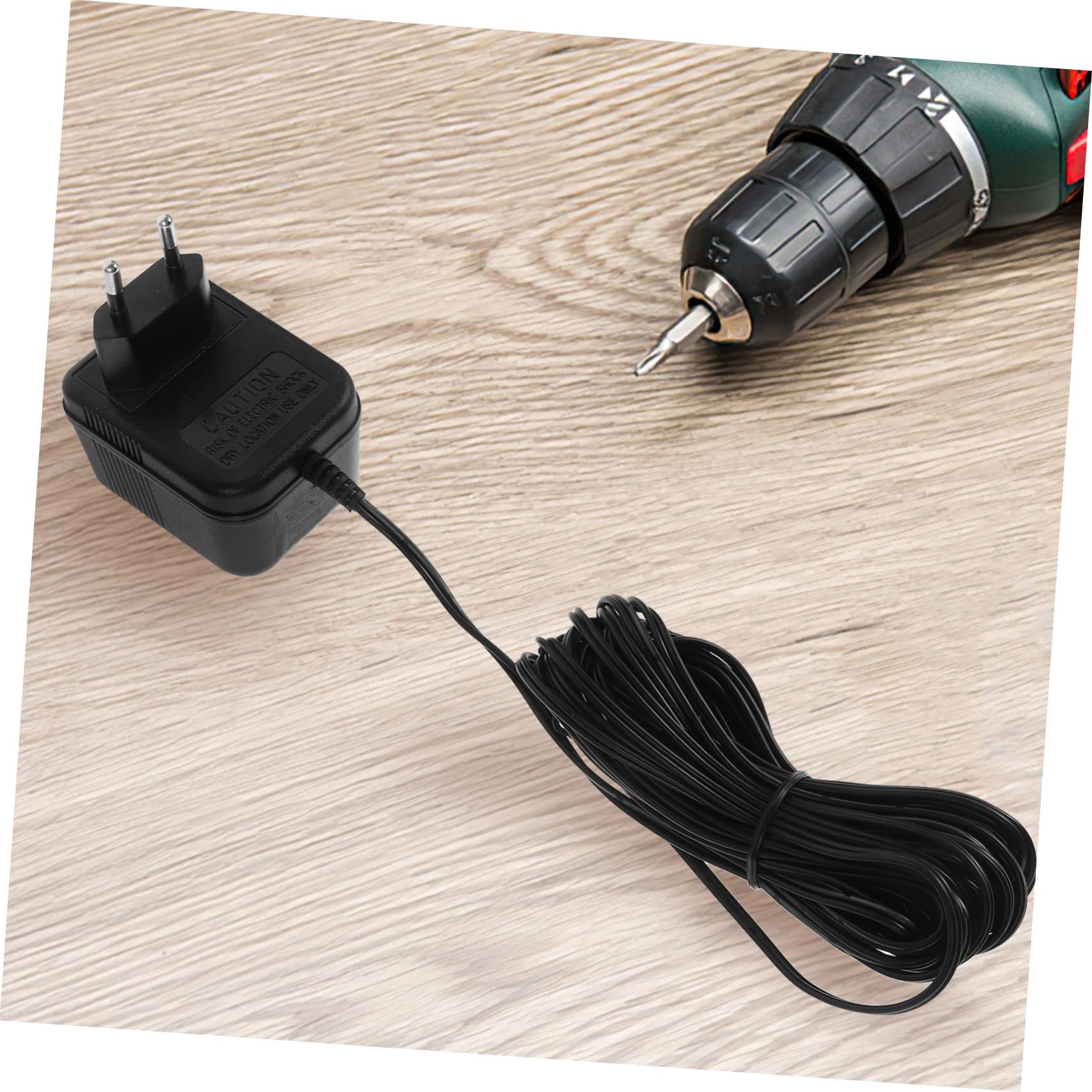 LIFKOME Adaptador de Corriente de Plástico Negro para Timbre Vídeo 24v500mah Suministro Estable Diseño Elegante y Compatible Sistemas de Timbre para Uso Doméstico