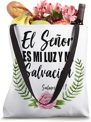 Miniatura 4 de El Señor Es Mi Luz Española Biblia Cristiana Biblia Cristiana Bolso Tote