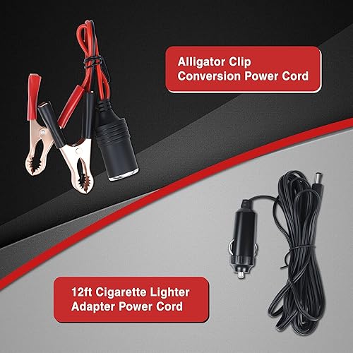 Miniatura 4 de Bomba de transferencia de gasolina de 12 V, bomba de diafragma autocebante de 80 W, ofrece hasta 120 galones de gasolina o combustible diesel por