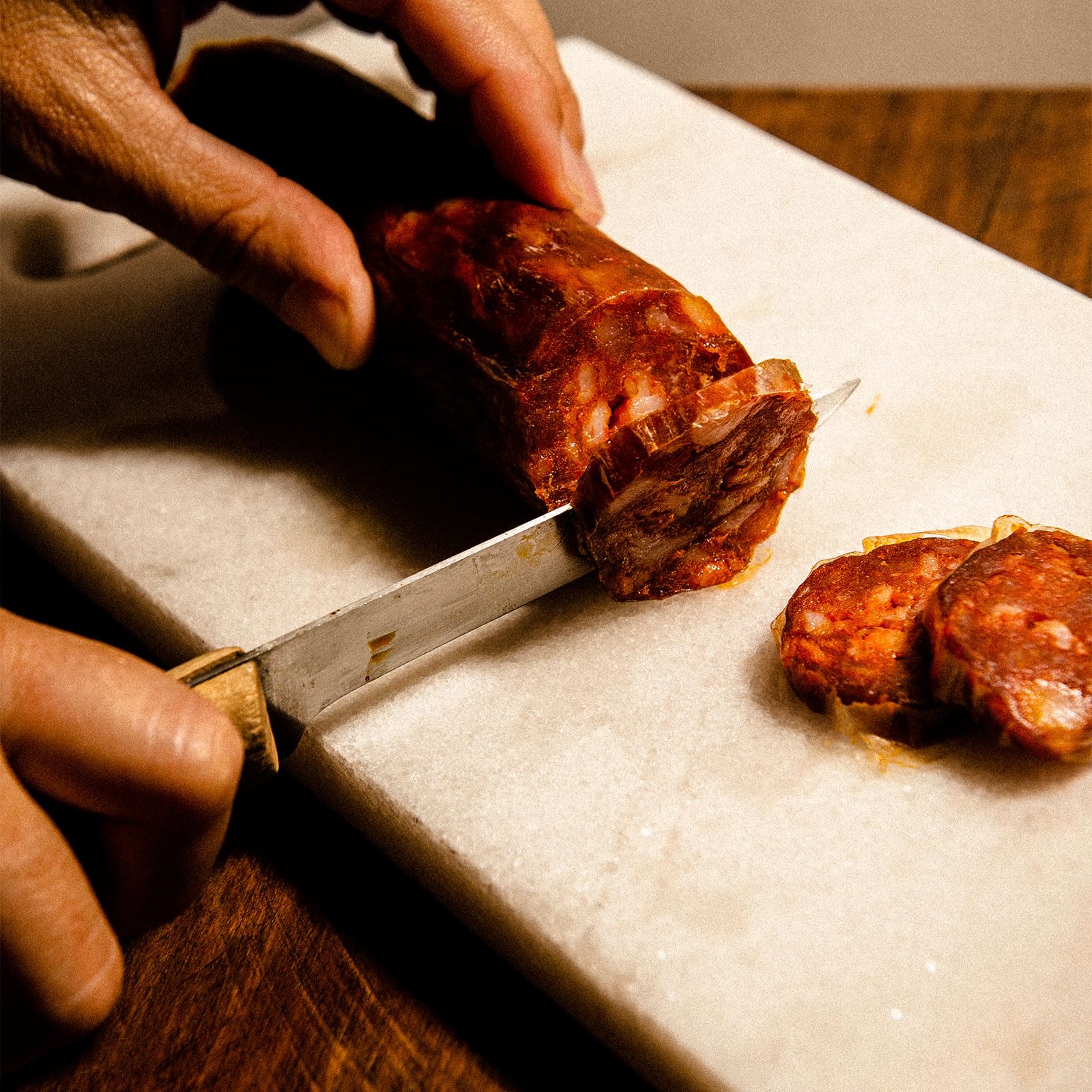 Chorizo Artesano Muy Picante Arrrea - Embutido Tradicional de La Mancha, Peso Aproximado: 350g