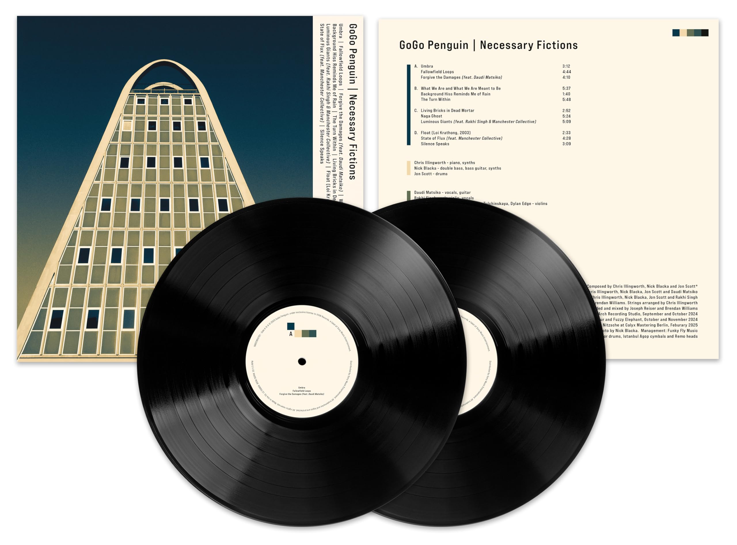 GoGo Penguin - Necessary Fictions (Masterworks) 2LP Vinyl 12"" Album