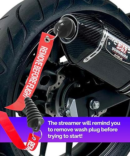 Miniatura 5 de 2 tapones de escape para silenciador, accesorios para motocross, silenciador de escape de tubo de escape, enchufe de lavado de 0.6 a 1.5 pulgadas,