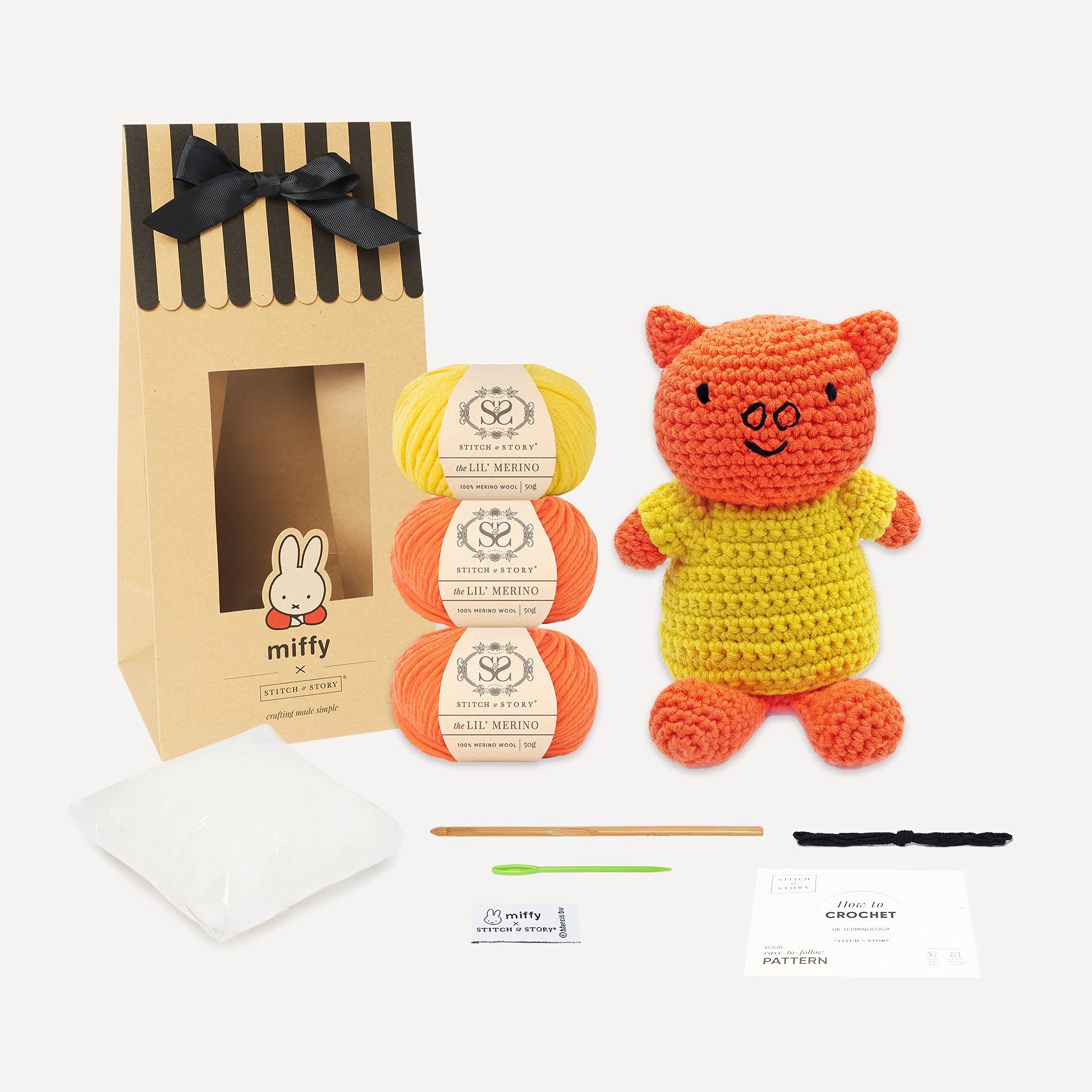 Amazon.com: Stitch & Story Miffy Friends Poppy Amigurumi
