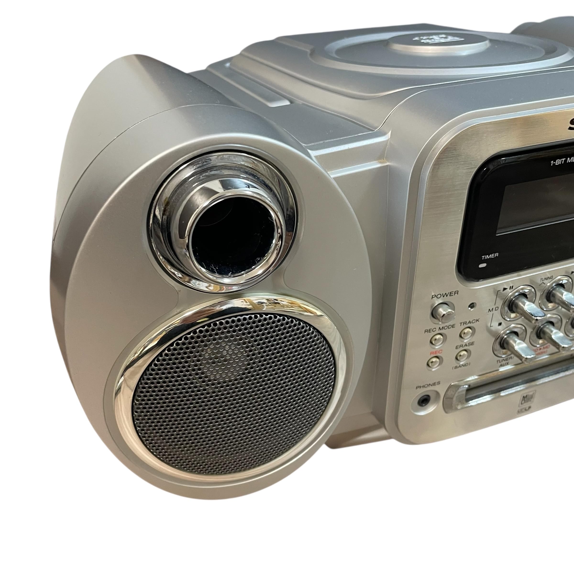 SHARP SD-FX20 MD/CDシステム スピーカー　ラジオ　メタリック SHARP SD-FX20 MD/CDシステム スピーカー ラジオ メタリック