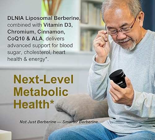 Miniatura 6 de Berberina - Fórmula de doble acción con extracto botánico Phytosome Plus - Apoya la salud del corazón, el sistema inmunológico, el IG saludable,