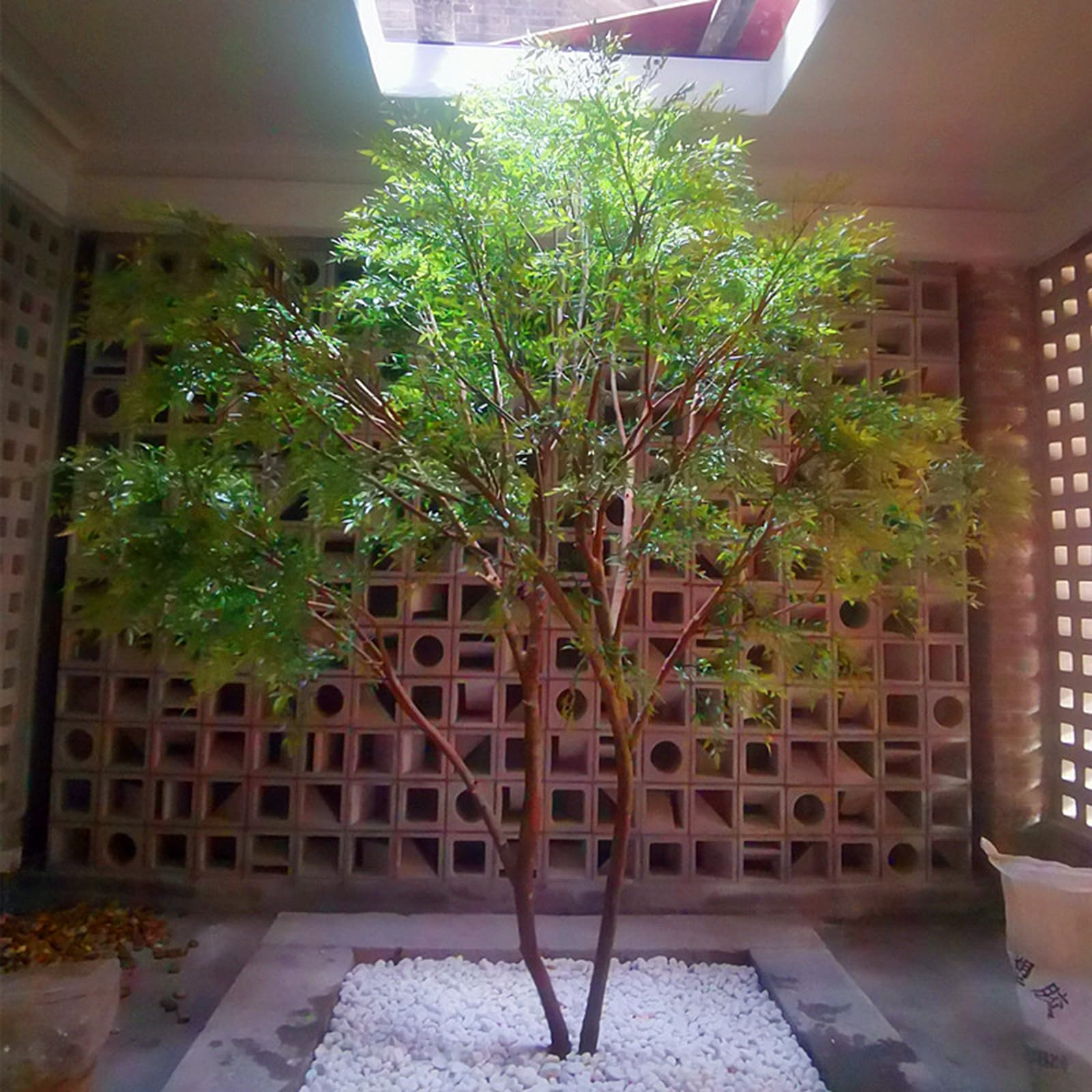 Arbre Artificiel Faux Arbre Fausses Plantes Arbre Artificiel Faux Japonais Cloche Cheval Plante Plante en Pot pour Intérieur Salon Bureau Mariage H 1,4 M/4,5 Pieds Decoration