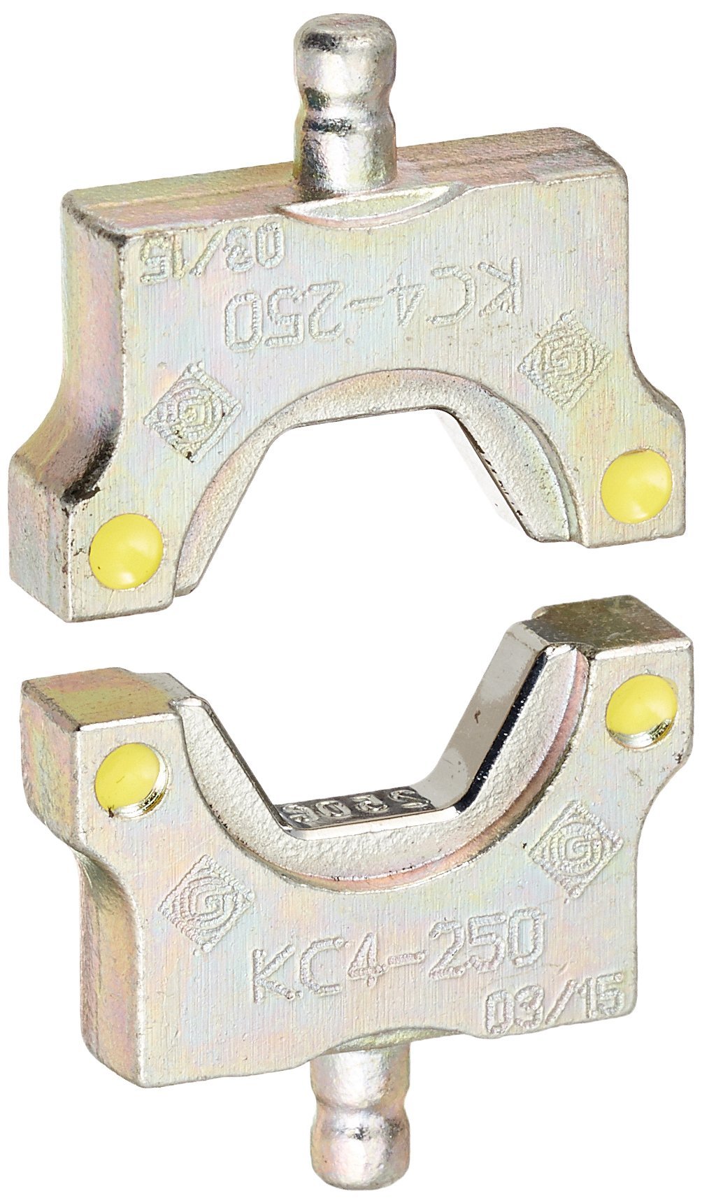 Greenlee KC4-250 DIE SET, 250 MCM