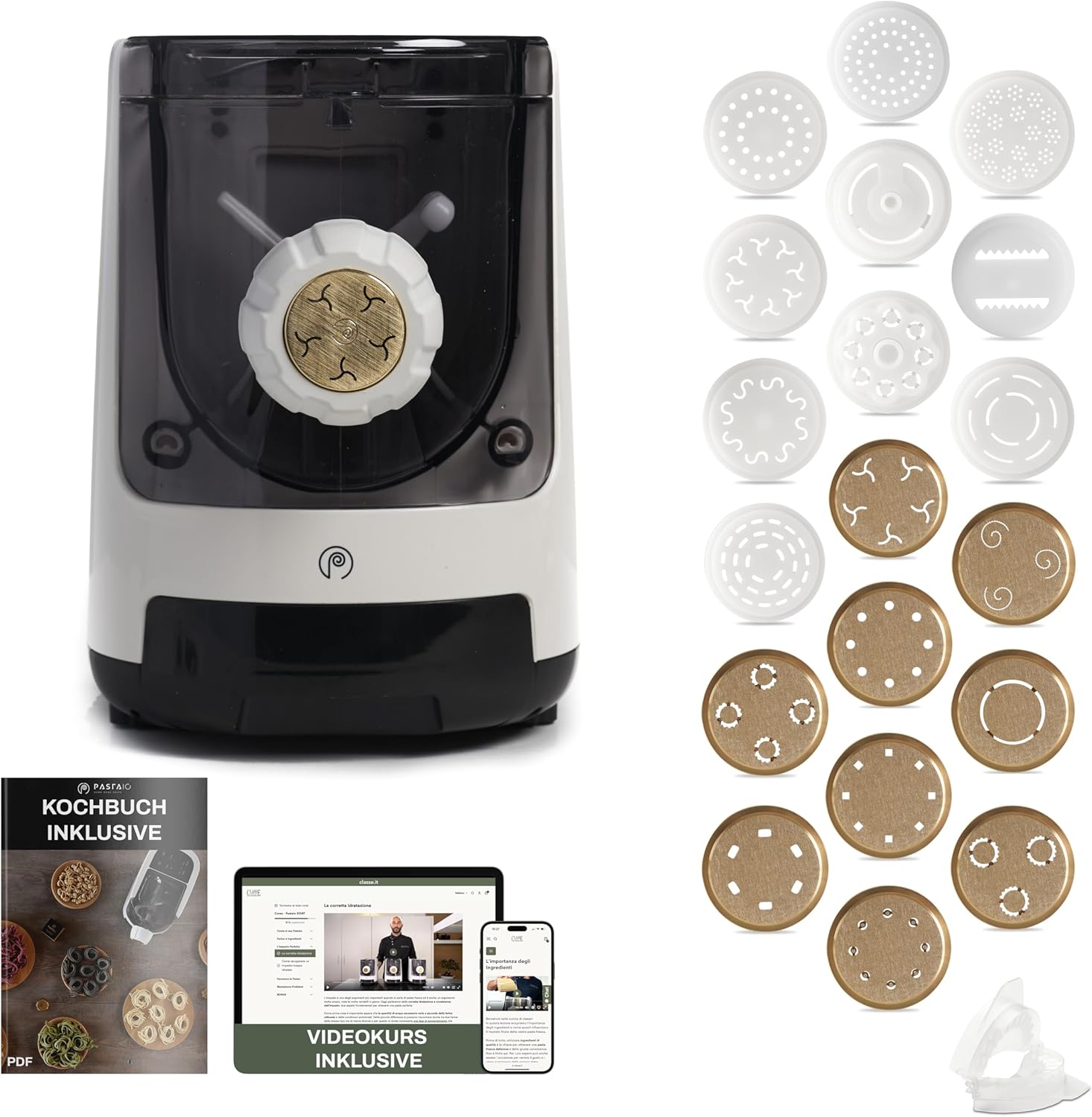 Pastaio Nudelmaschine Master Edition 20 Aufsätze