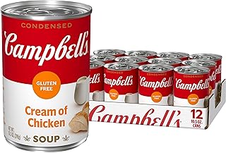 Campbell's Condensed Gluten Free Cream of Chicken Soup, 10.5 oz Can (12 ...