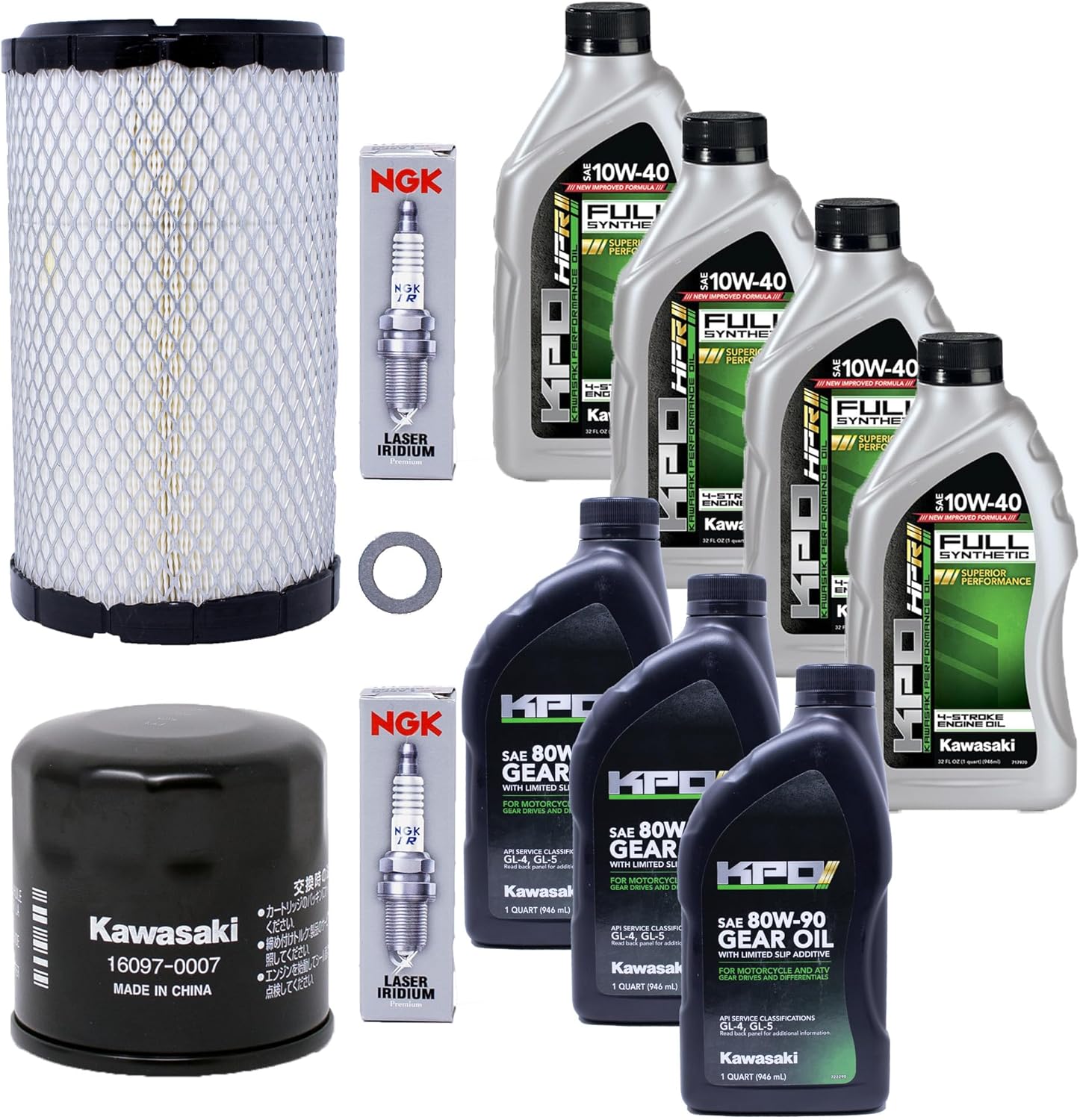 Edwards Oil Change Kit fits 2020-2023 Kawasaki Teryx & Teryx4 1000 Side x Side UTV