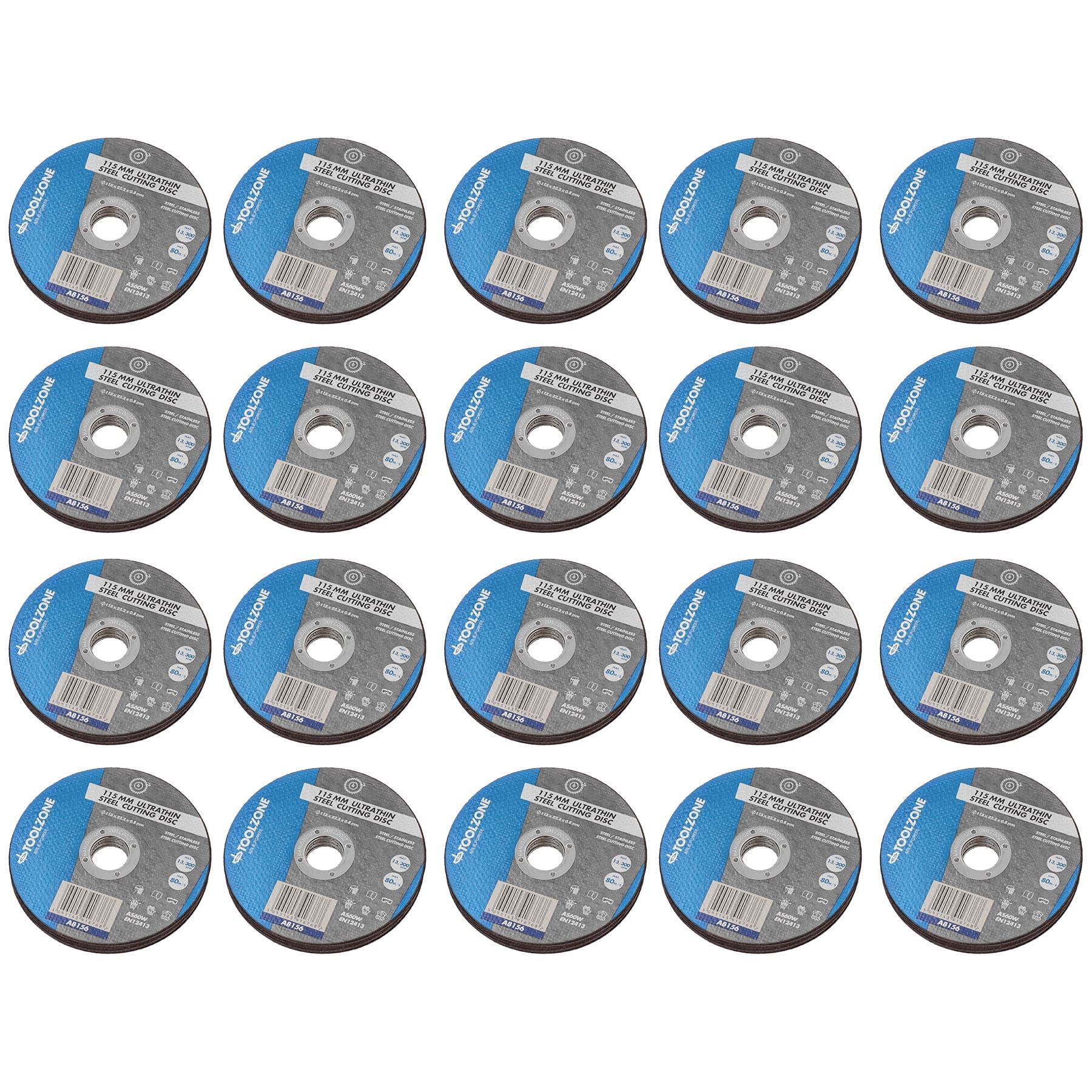 Discos de corte de acero de metal ultrafinos de 115 mm x 1 mm para amoladoras angulares de 4-1/2 pulgadas