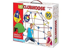 DIY Minecraft Inspired Clubhouse Fort Building Kit - 90 Pcs