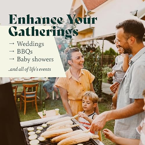 Miniatura 21 de Chic Leaf - Platos de hoja de palma desechables, biodegradables, aptos para composta - ideales para fiestas y bodas.