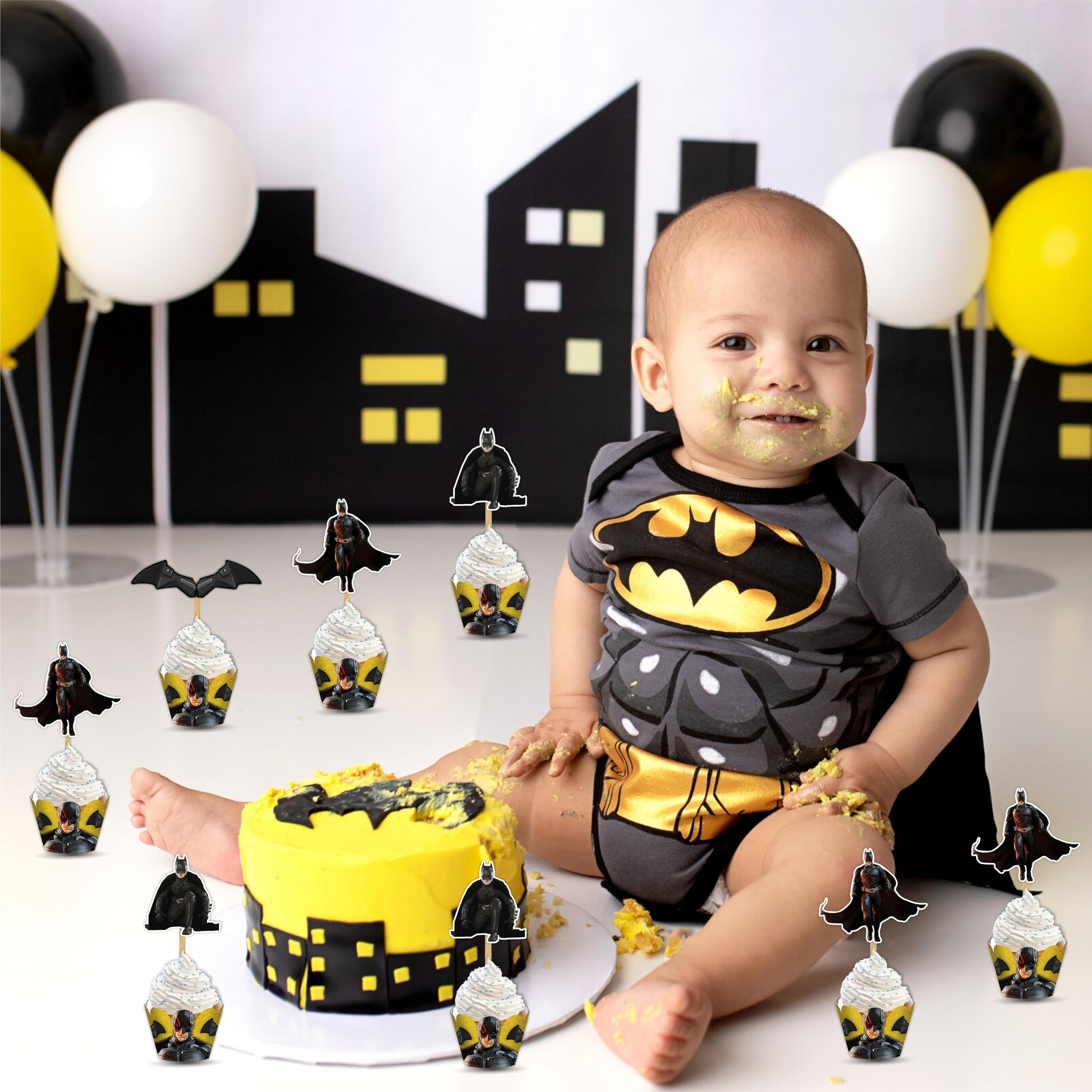 Seyal® Topper per cupcake Batman
