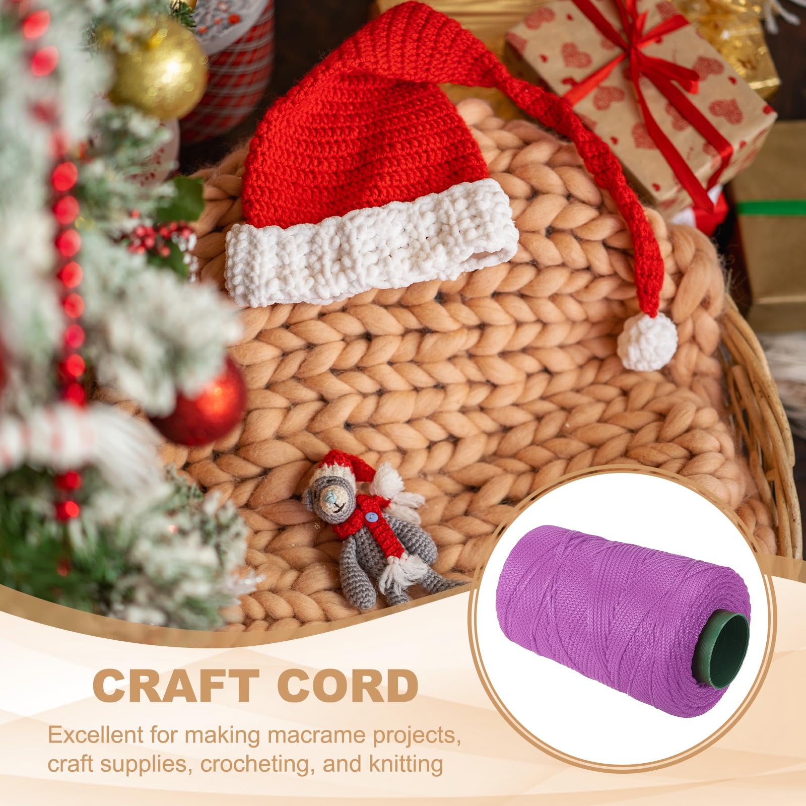 YELARXI Polyester Macrame Cord - Image 4