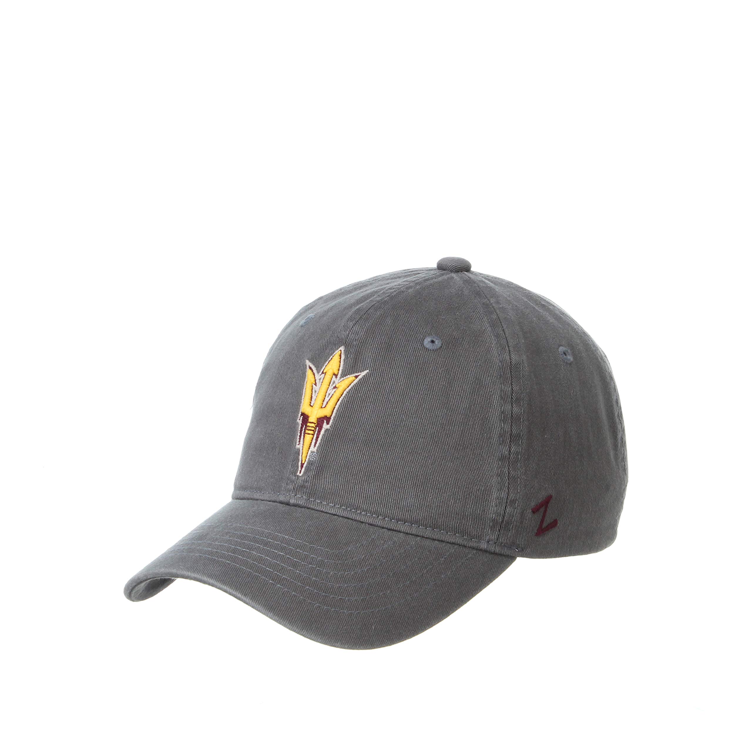 NCAA Arizona State Sun Devils Mens Adjustable Scholarship Hat Charcoal, Arizona State Sun Devils Charcoal, Adjustable, One size