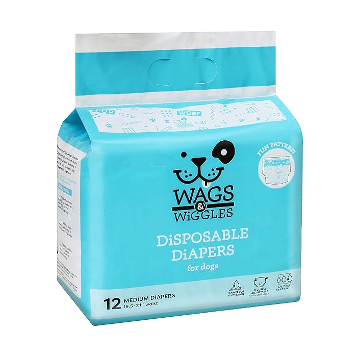 Buy Wags & Wiggles Dog Diapers Doggie Diapers for Female Dogs and