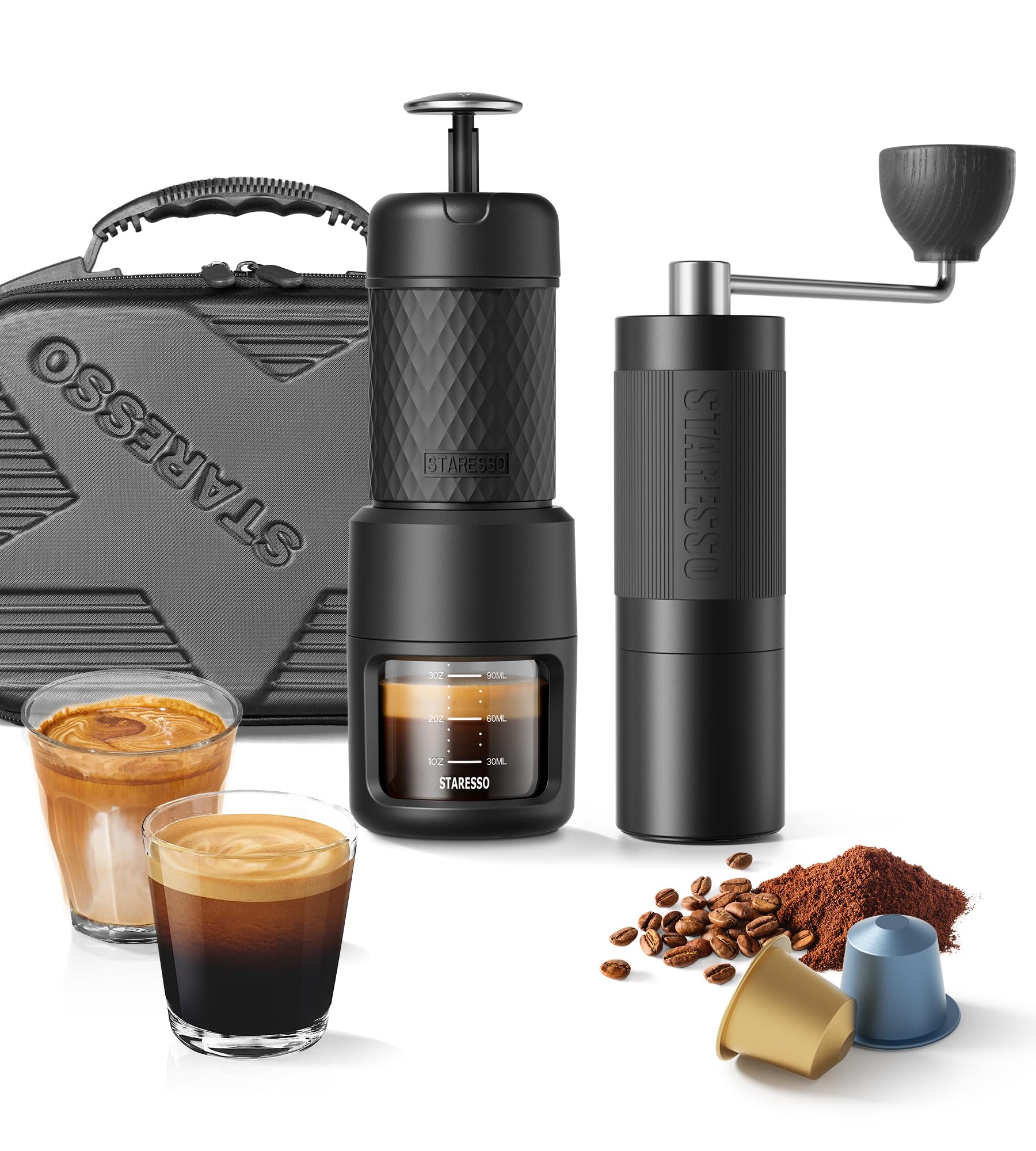 Amazon.com: STARESSO 2026 Travel Kit, Portable Espresso Maker