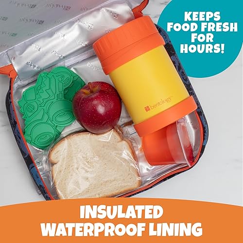 Miniatura 2 de Lonchera térmica duradera, lonchera reutilizable, cubre de manera segura tu Bento Box, compatible con Bentology Bento Box, Bento, Kinsho, Yumbox, 8
