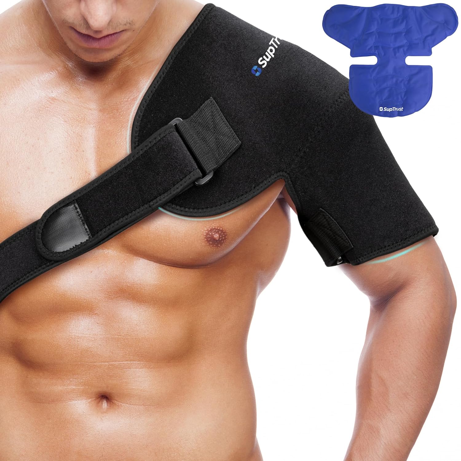 Suptrust Shoulder Ice Pack Rotator Cuff Hot Cold Therapy, Ice Packs for
