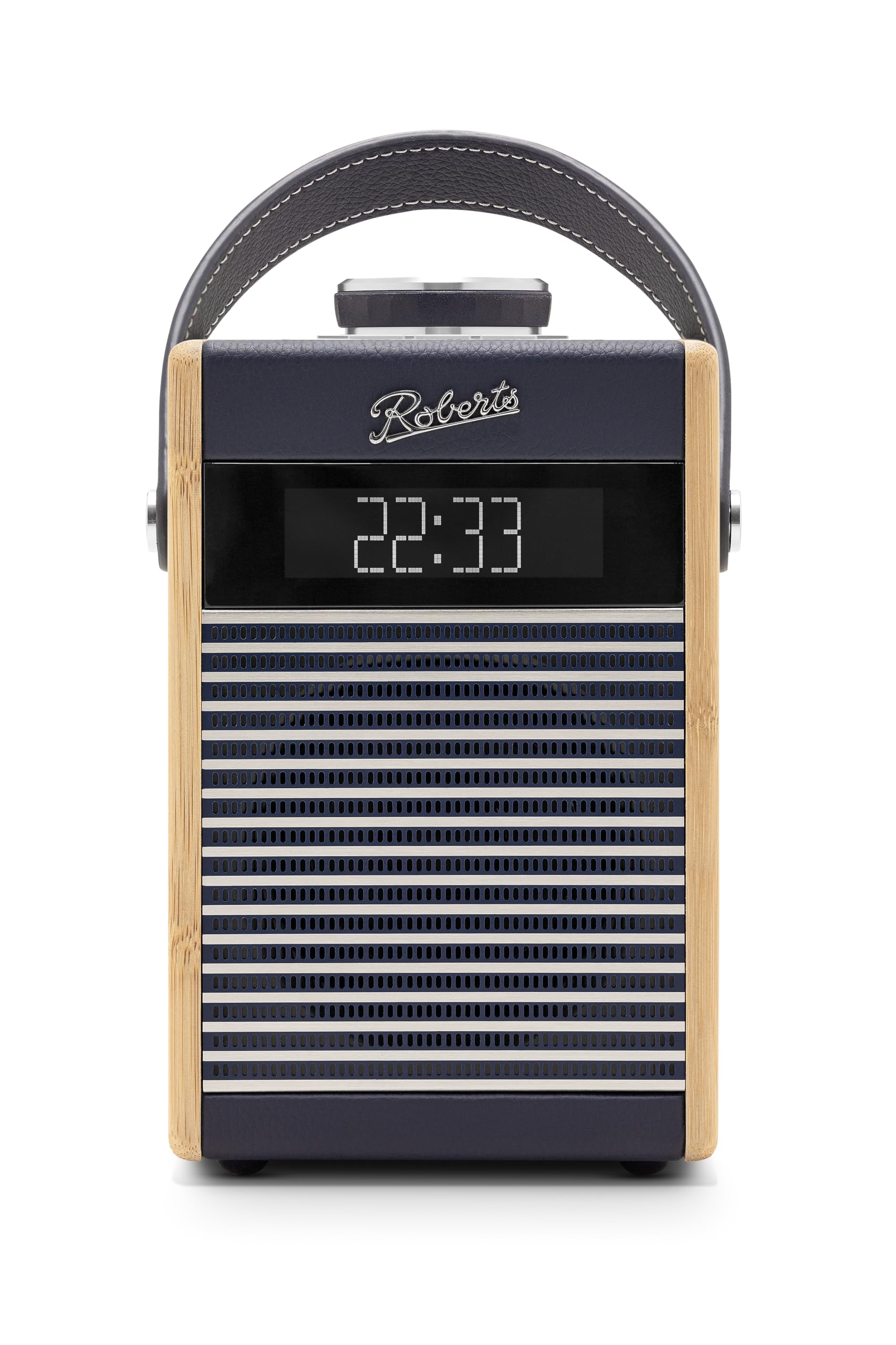 Rambler MIDI Radio-réveil rétro Portable Dab+/FM/Bluetooth Bleu Marin