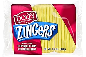 Dolly Madison Zingers Iced Vanilla Cakes