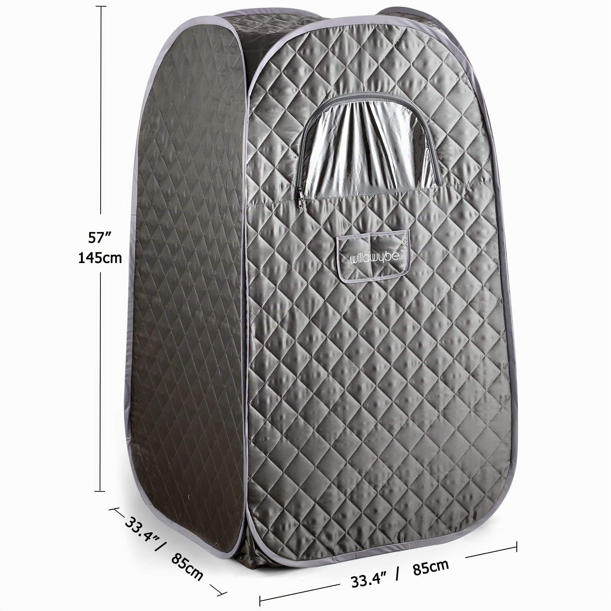 Sauna Portable à Vapeur avec contrôle Bluetooth, générateur de Vapeur, Tente corporelle, Chaise Pliable