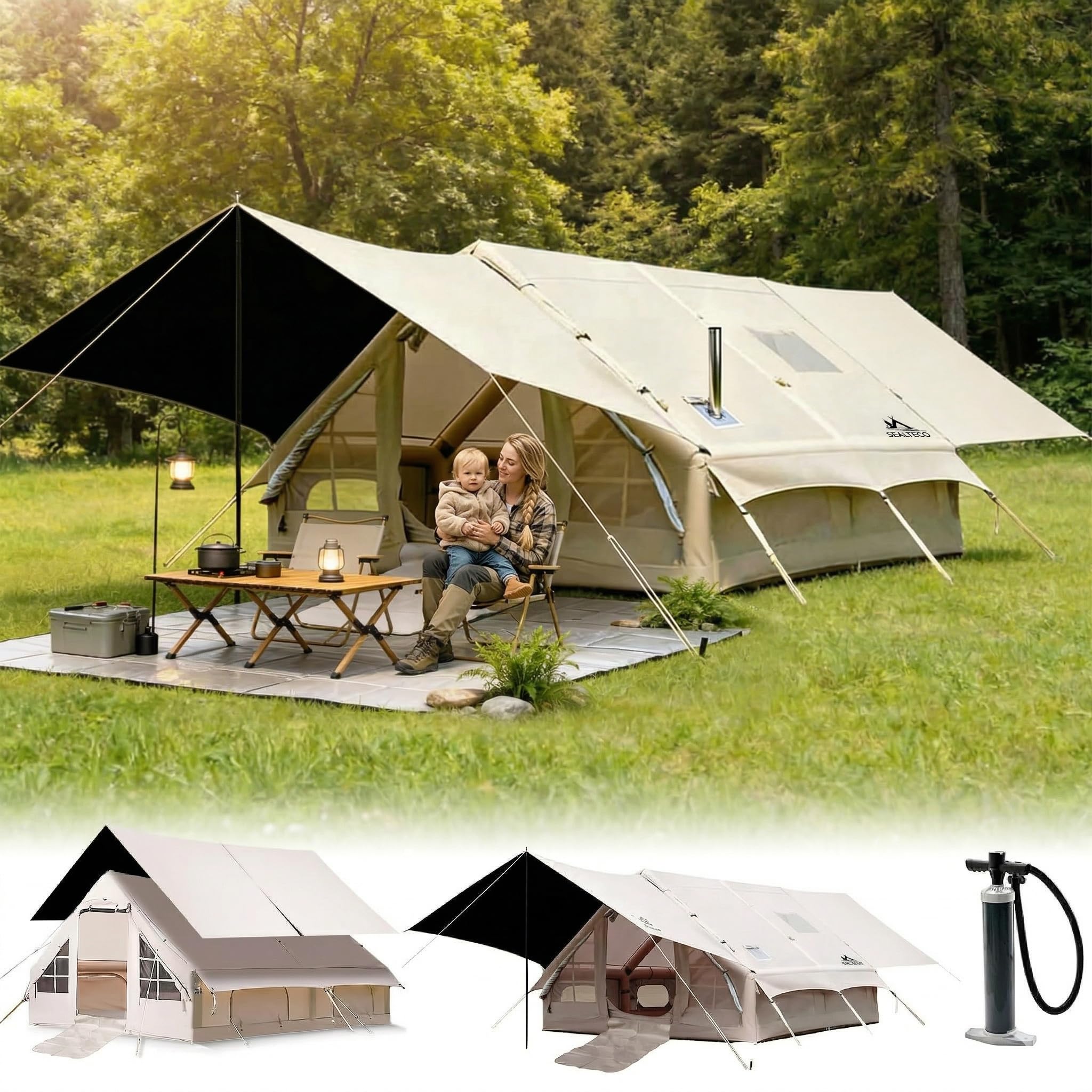 SENLEETO Inflatable Tents for Camping