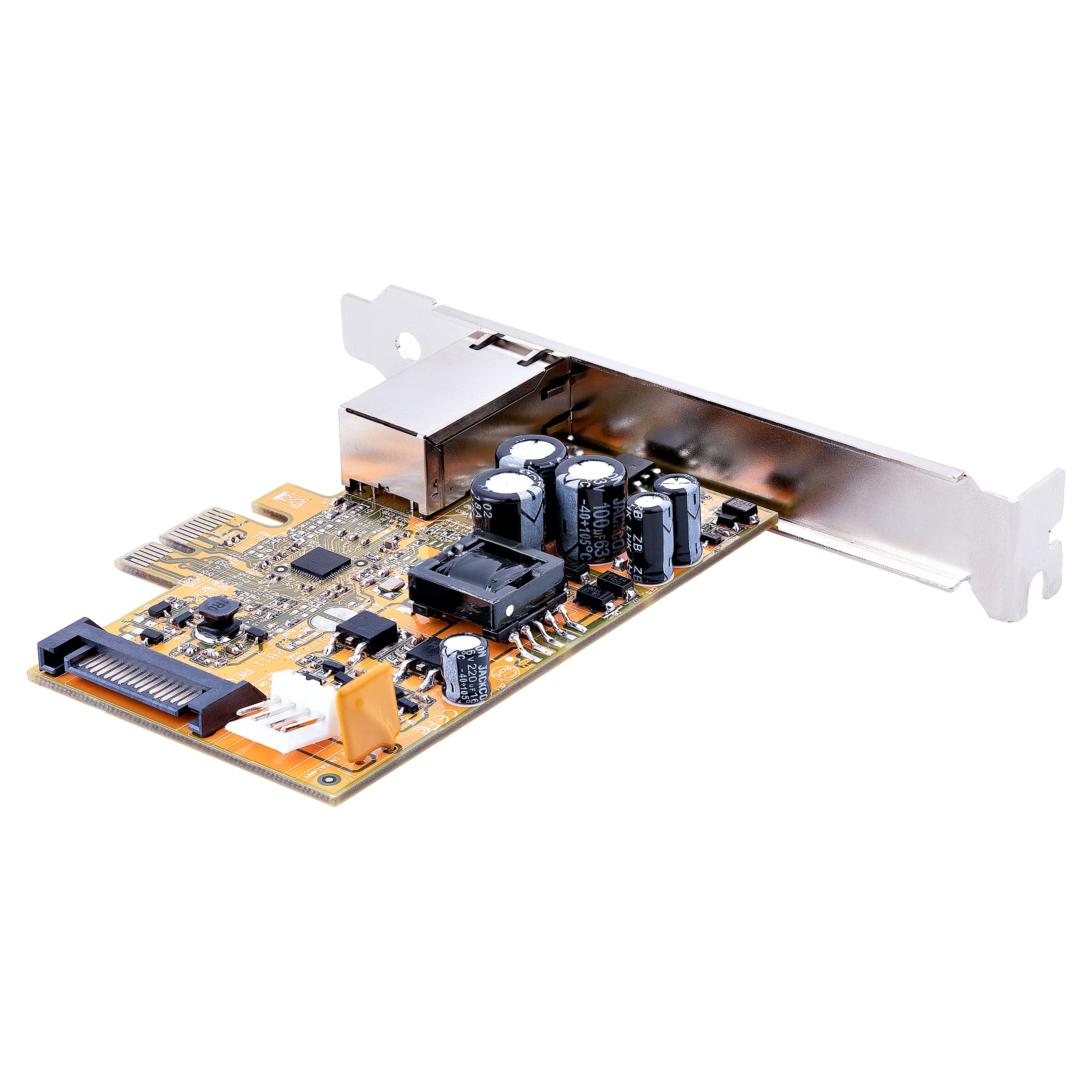 StarTech Tarjeta de Red PCIe 2,5Gbps PoE NBASE-T RJ45 (ST1000PEXPSE) | Suministra 30W PSE por un solo cable Cat5e, Alimenta sin inyector PoE, Chipset Realtek RTL8125B